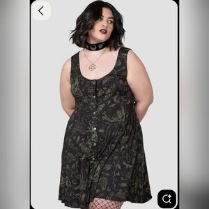 Killstar Leslynn Babydoll Dress - 4X - Worn Once